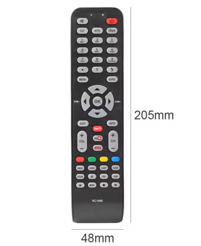 שלט רחוק תואם לטלוויזיה חכמה TCL SMART