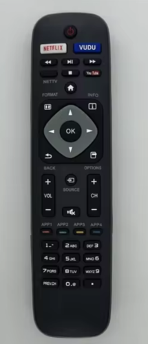 שלט תואם לטלויזיה חכמה פיליפס PHILIPS-SUPER-UNIVERSAL Smart LED TV
