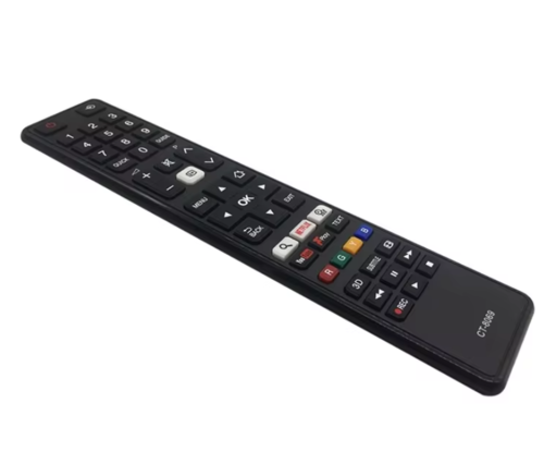 שלט תואם לטלוויזיה טושיבה חכמה TOSHIBA SMART TV דגם : CT-8069