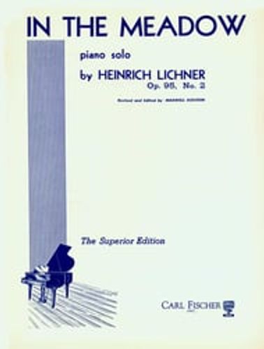 ספר תווים Heinrich Lichner - In the Meadow Op. 95 No. 2 for Piano Solo