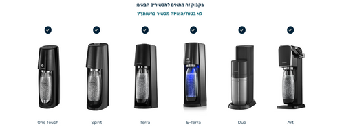 צמד בקבוקי הגזה מפלסטיק לשימוש רב פעמי בנפח 1 ליטר | SodaStream