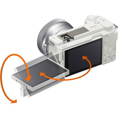 מצלמה Sony ZV-E10 II kit 16-50mm II (White)