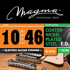 מיתרים לגיטרה חשמלית 0.10 GE140ED MAGMA 