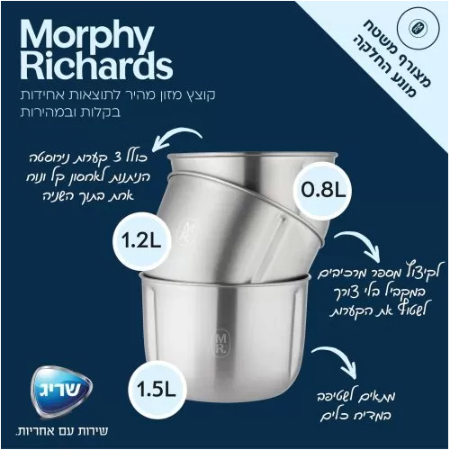 קוצץ מזון חשמלי MORPHY RICHARDS מורפי ריצ'ארד 48653