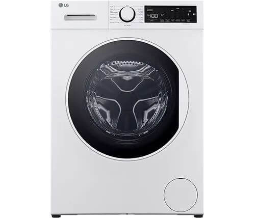 מכונת כביסה פתח קדמי 8 ק''ג LG F82D13W גימור לבן