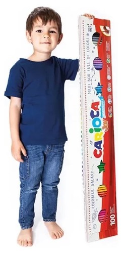 מטר של טושים צבעוניים (100 יחידות) CARIOCA JOY (איטליה)