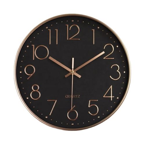 שעון קיר עגול QUARTZ T-1001