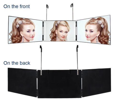 מראה עצמית משולשת עם תאורה STERNIK SELF MIRROR CY-043-1