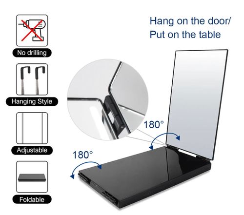מראה עצמית משולשת עם תאורה STERNIK SELF MIRROR CY-043-1