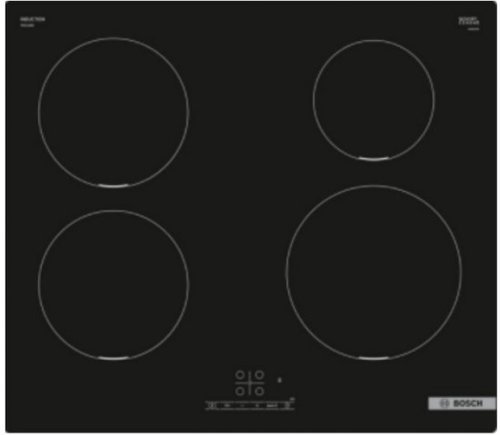 כיריים אינדוקציה 4 אזורי בישול 60 ס''מ Bosch Serie 4 PUE611BB5Y Touchselect