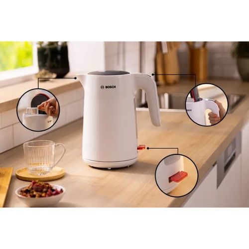 קומקום חשמלי Bosch TWK2M161 לבן במלט