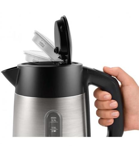 קומקום חשמלי מסדרת DESIGNLINE תוצרת BOSCH דגם TWK3P420 – צבע נירוסטה
