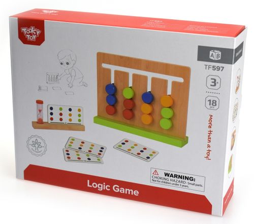 משחק פיתוח קוגנטיבי הזזת חרוזים לוגי עם אפשרות משחק נגד הזמן