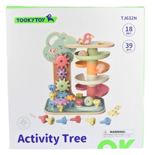 מסלול כדורים מתגלגלים וערימה של חברי היער שלי 39 חלקים