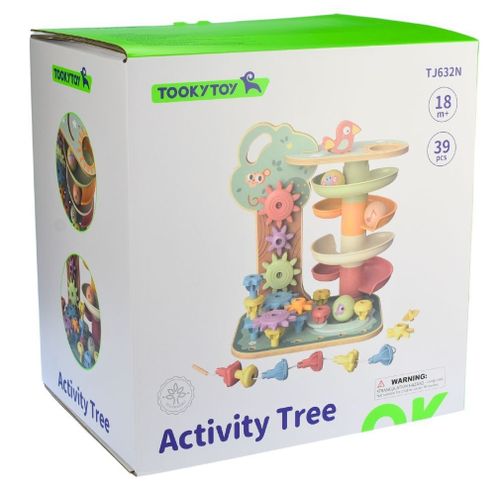 מסלול כדורים מתגלגלים וערימה של חברי היער שלי 39 חלקים