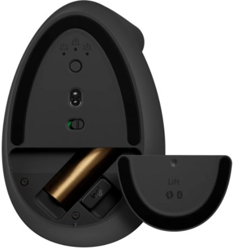 עכבר ארגונומי אנכי אלחוטי שחור Logitech Lift Vertical Ergonomicברפאלי - refali.co.il