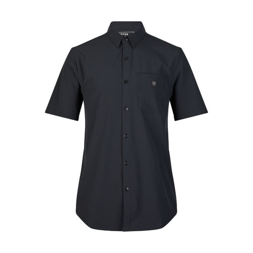 חולצת רכיבה שחור - FOX RANGER WOVEN SS JERSEY V25