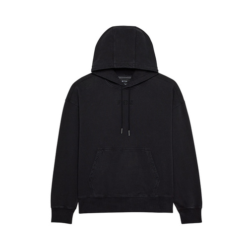קפוצ'ון פליז אוברסייז פוקס שחור - FOX WOODMARK OVERSIZED PO FLEECE V25