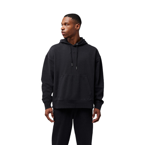 קפוצ'ון פליז אוברסייז פוקס שחור - FOX WOODMARK OVERSIZED PO FLEECE V25