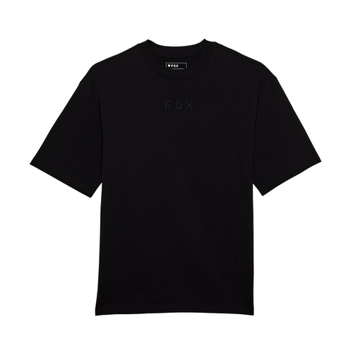 חולצת פוקס אוברסייז שחור- FOX WOODMARK SS TEE V25