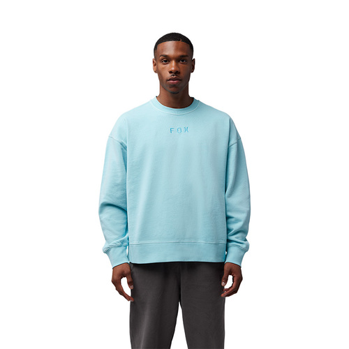 חולצת פליז פוקס אוברסייז כחול - FOX WOODMARK OVERSIZED FLEECE CREW V25