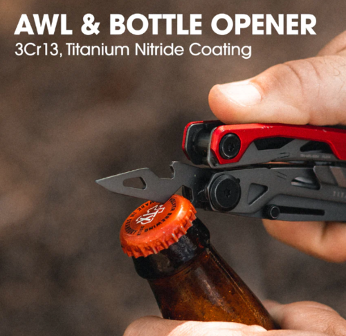 אולר משולב TRUE - Ti POCKET MULTI TOOL