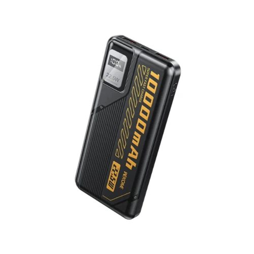 מטען נייד&nbsp;מהיר עם צג  WEKOME WP-23 10,00mA PD 22.5W שחור