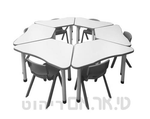 שולחן טרפז יחיד רחב