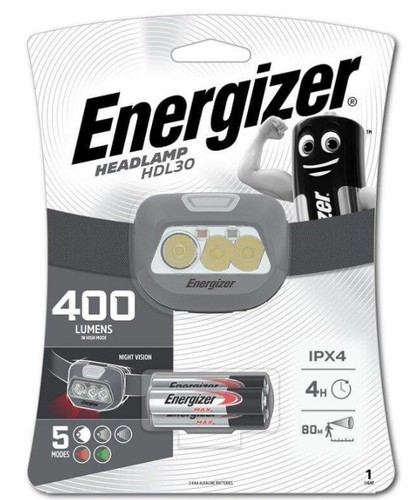 פנס ראש 400 לומן 5 מצבים - Energizer