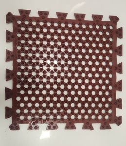 אריח גומי מדרך בטיחות 40X40