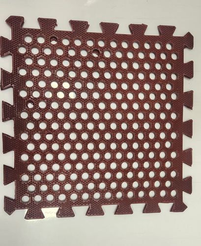 אריח גומי מדרך בטיחות 40X40