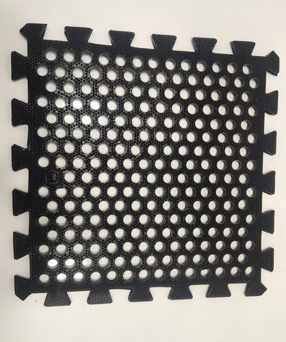 אריח גומי מדרך בטיחות 40X40