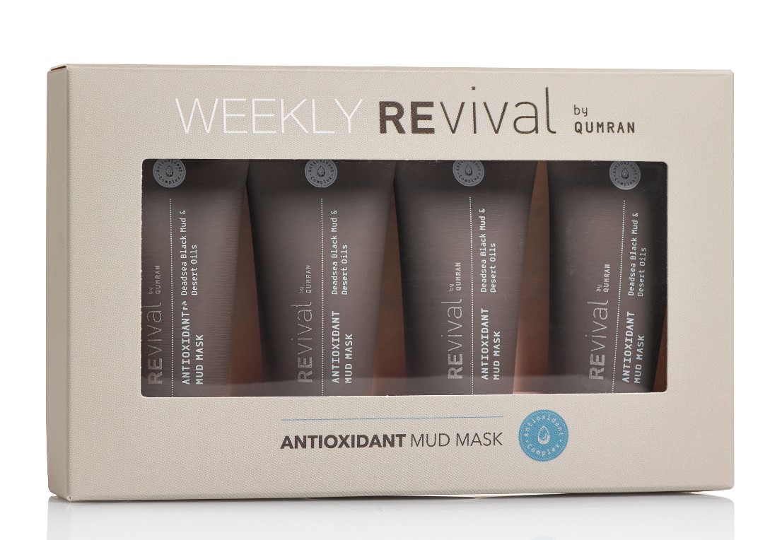 מארז מסכת בוץ נוגדת חמצון Revival Weekly Antioxidant Mud Mask Kit 4X20ml