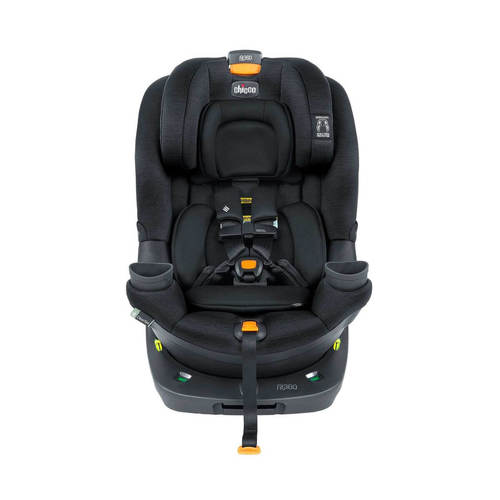 כסא בטיחות מסתובב פיט 360 Fit עם בדי קלירטקס ClearTex ללא כימיקלים ומנגנון התקנה LeverLock - שחור - Obsidian צ'יקו
