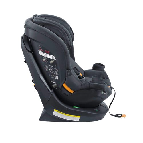 כסא בטיחות מסתובב פיט 360 Fit עם בדי קלירטקס ClearTex ללא כימיקלים ומנגנון התקנה LeverLock - שחור - Obsidian צ'יקו
