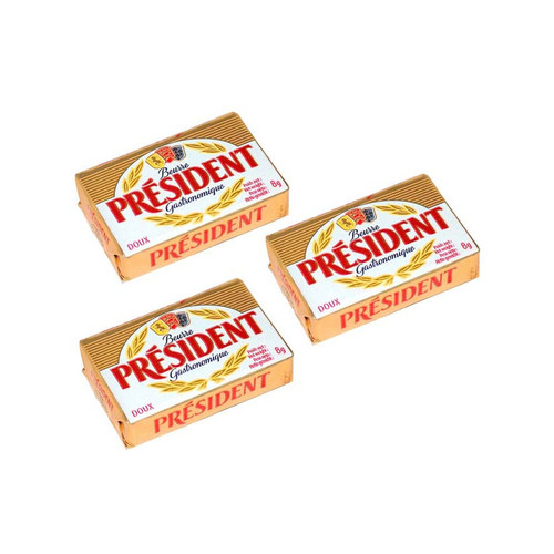 חמאה אישית 8 גרם PRESIDENT במשקל