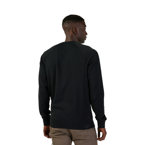 קפוצ'ון פליז פוקס שחור - FOX ABSOLUTE FLEECE CREW  V25