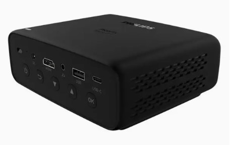 מקרן כיס HDMI Wi-Fi USB-C Micro Sd- עד 150 לומן QHD PHILIPS PicoPix Micro 2 Black