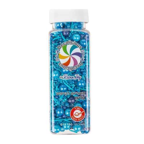 סוכריות מיקס כחול גלים 120 גרם