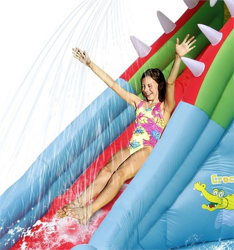 מתקן קפיצה ומים בריכת הקרוקודיל Happy Hop דגם 9240