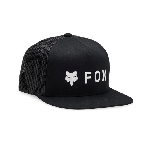 כובע פוקס שחור - FOX ABSOULUTE MESH SNAPBACK V25