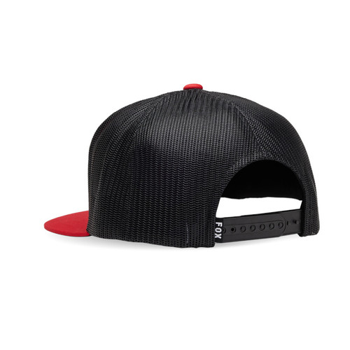 כובע פוקס שחור / אדום - FOX ABSOULUTE MESH SNAPBACK V25