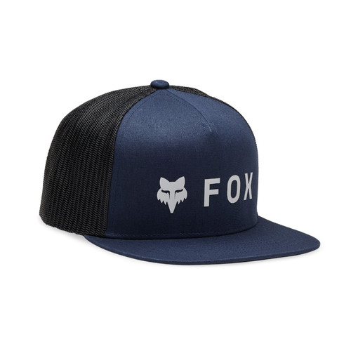 כובע פוקס שחור / כחול כהה - FOX ABSOLUTE MESH SNAPBACK V25