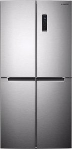 מקרר 4 דלתות מקפיא תחתון 512 ליטר Amcor AM4586S - נירוסטה