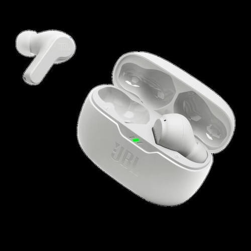 אוזניות אלחוטיות JBL Wave Beam בצבע לבן