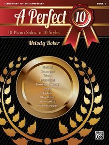ספר תווים A Perfect 10, Piano Solos Book 1