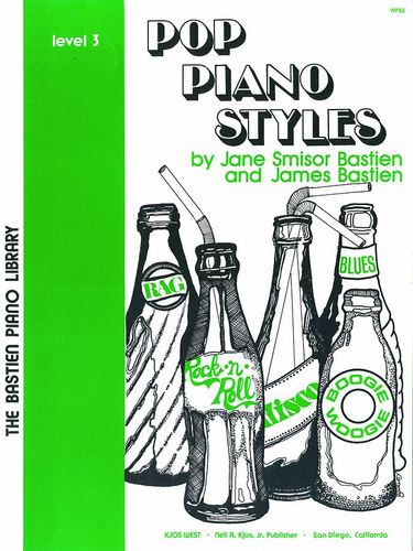 ספר תווים Pop Piano Styles, Level 3