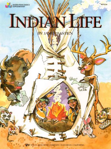 ספר תווים Indian Life by James Bastien for Piano