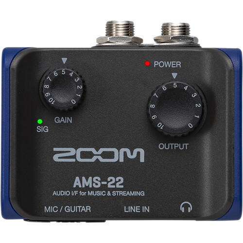 כרטיס קול Zoom AMS-22 USB-C Audio Interface