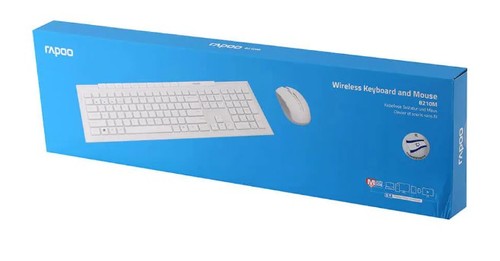 מקלדת ועכבר אלחוטיים Bluetooth+2.4GHz - עברית/אנגלית RAPOO 8210MW